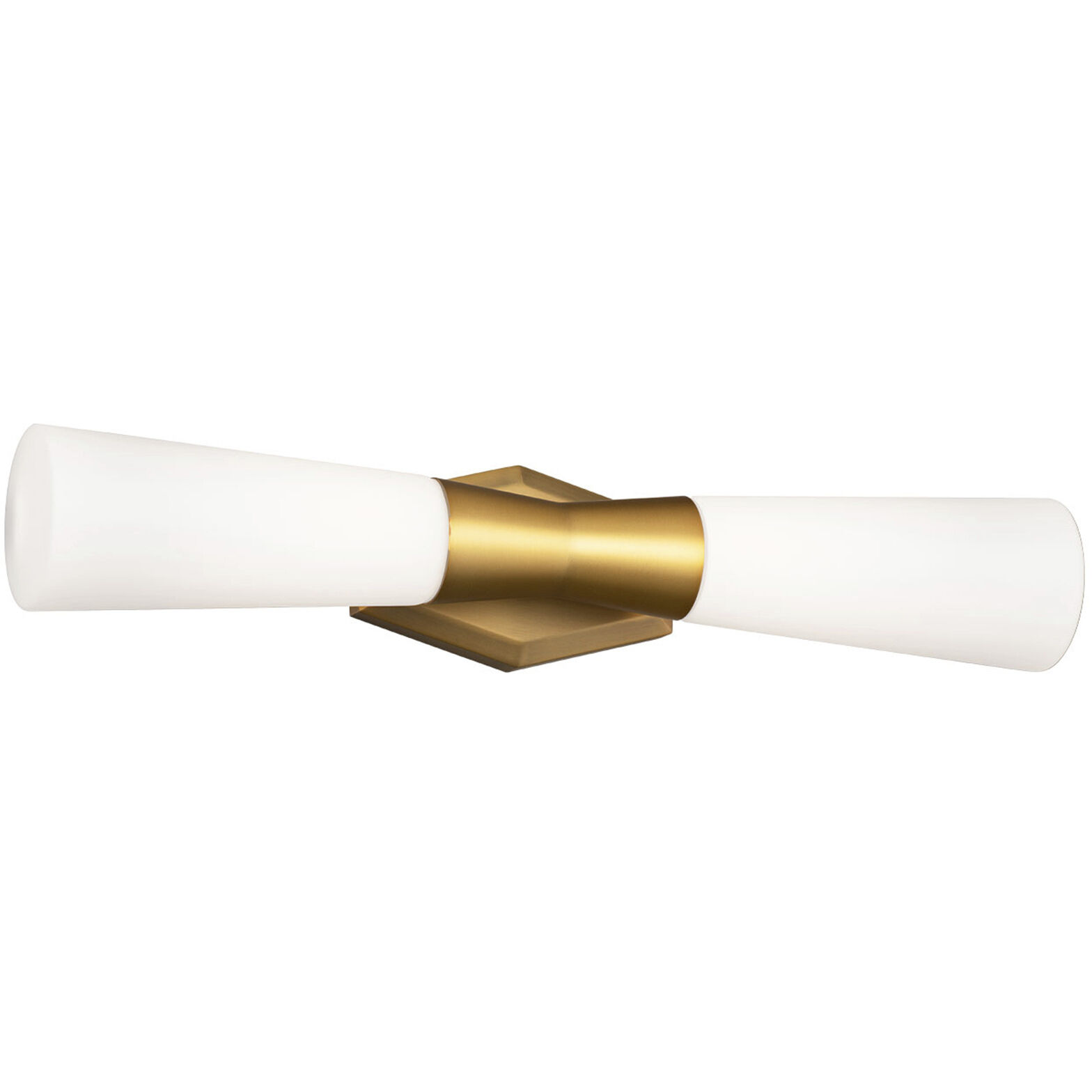 Locke LED 4.88 inch Aged Brass Bath Vanity & Wall Light, dweLED