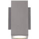 Cubix LED 6.75 inch Bronze Outdoor Wall Lighting in 3000K, WAC Limited