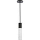 Sleek LED 2.63 inch Black Outdoor Pendant, dweLED