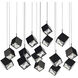 Moonglow 14 Light 14.25 inch White Wall Sconce Wall Light in 4000K, dweLED