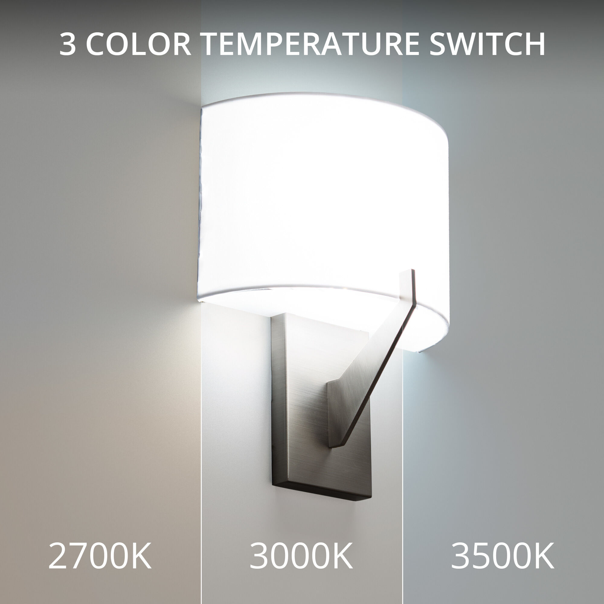 Fitzgerald Wall Sconce Wall Light in 3000K, Black, dweLED