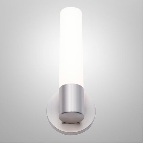 Turbo LED 5 inch Brushed Nickel Sconce Wall Light in 3000K, 14in