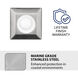Tyler 12 4 watt Stainless Steel Path Lighting in 3000K, WAC Landscape
