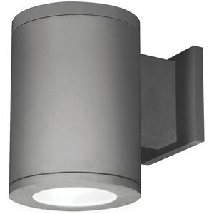 Tube Arch LED 5 inch Graphite Sconce Wall Light in 3000K, 85, Flood, Straight Up/Down