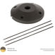 Tyler Solid Brass Coated in Bronze Mounting Accessory in Bronzed Brass, WAC Landscape