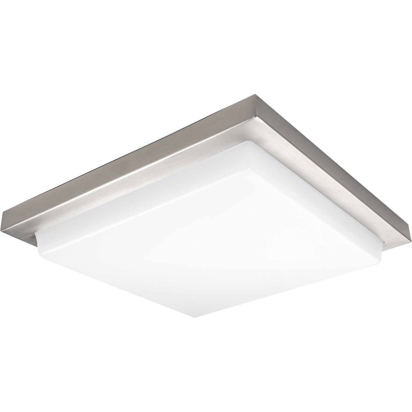 Metro LED 12 inch Brushed Nickel Flush Mount Ceiling Light, WAC Limited