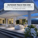 X Track 12 White Outdoor Track Accessory Ceiling Light