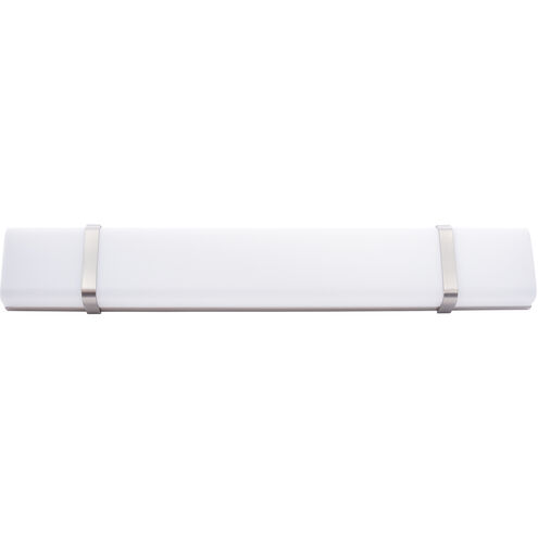 Link LED 3 inch Brushed Nickel Outdoor Wall Light in 27in