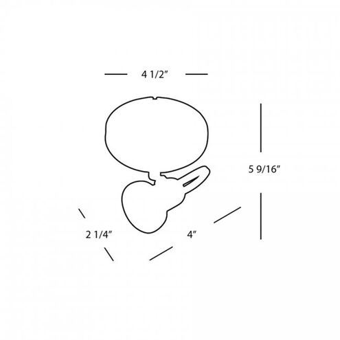 Spot 826 Brushed Nickel 50 watt LED Spot Light