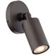 Cylinder LED 5.06 inch Bronze Outdoor Wall Light