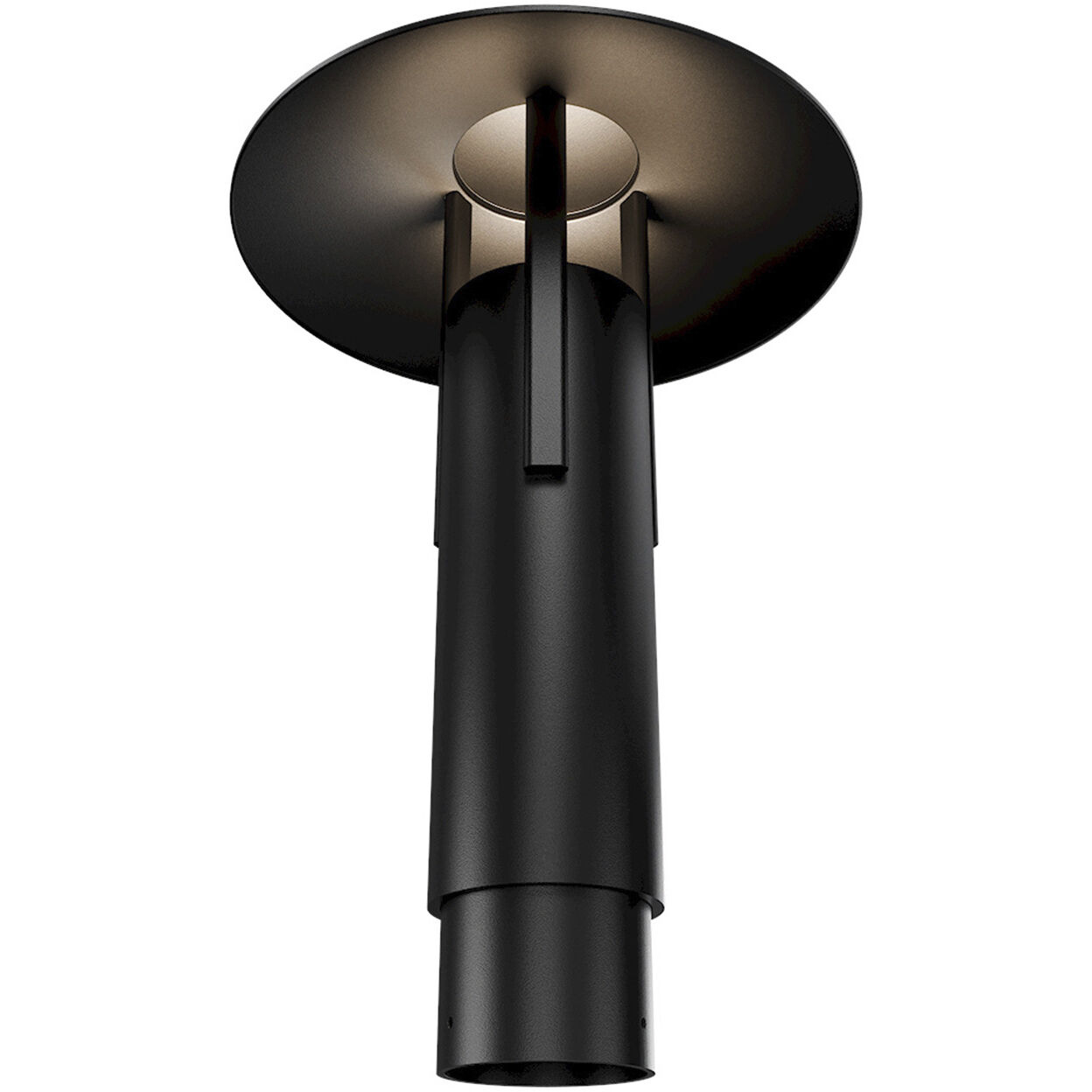 Ventt LED 17.38 inch Black Post Light, dweLED
