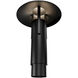Ventt LED 17.38 inch Black Post Light, dweLED
