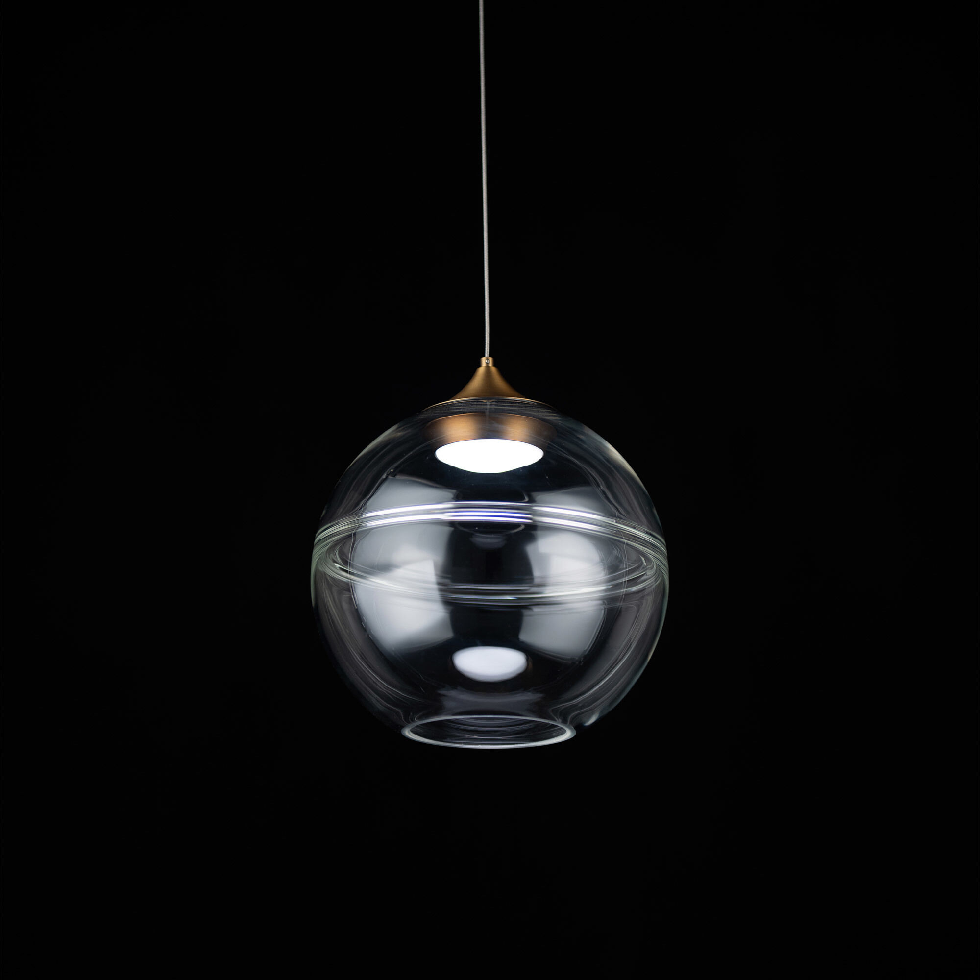 Bistro LED 10 inch Aged Brass Pendant Ceiling Light, dweLED