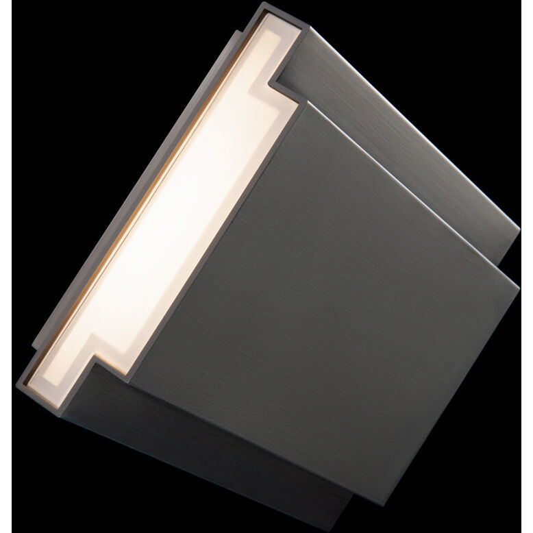 Layne Wall Sconce Wall Light in 2700K, Brushed Nickel, dweLED