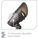 WAC 120V Accent Light 120 3.5 watt Bronze Accent Light, WAC Landscape