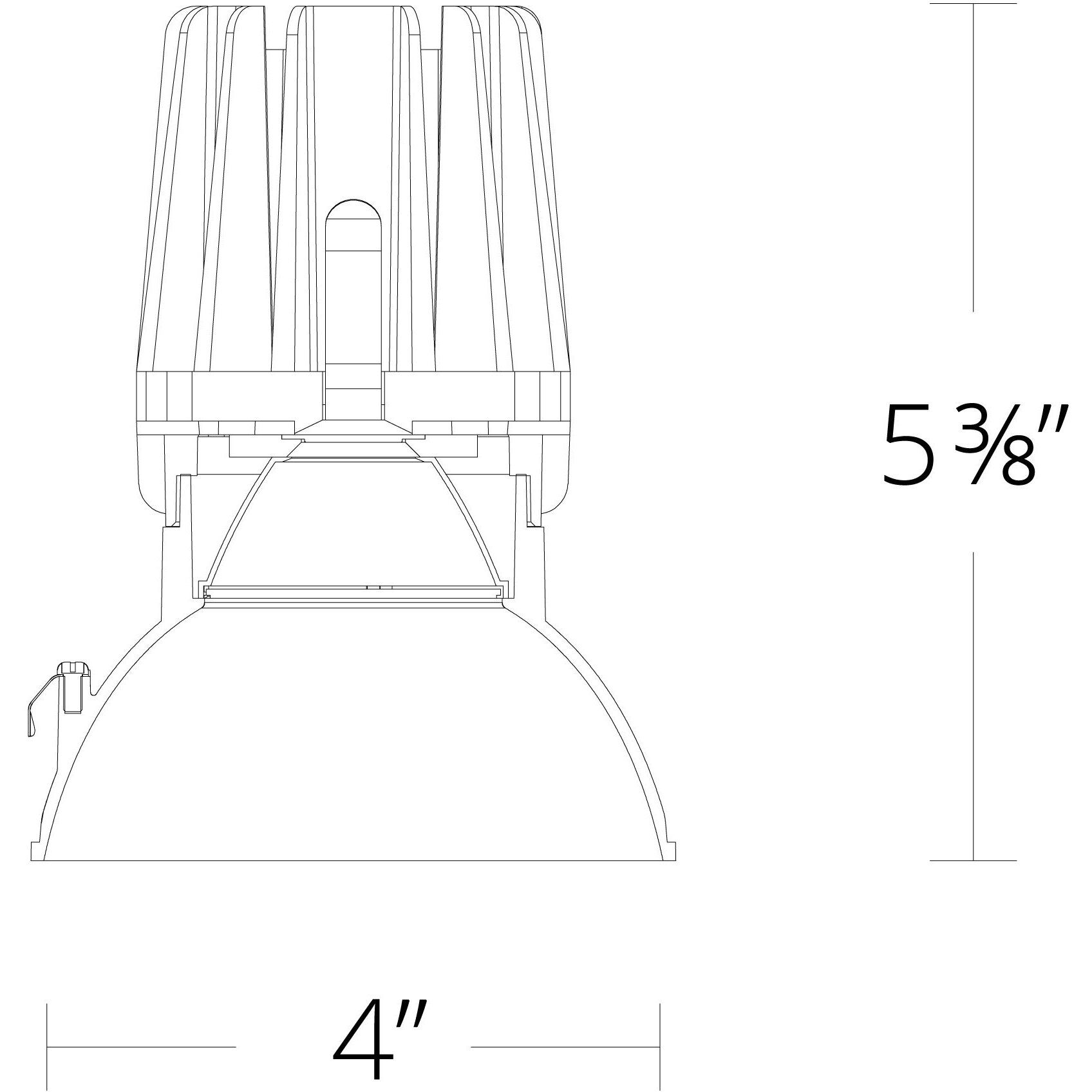FQ White Trim in 3000K