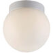 Niveous LED 6 inch White Flush Mount Ceiling Light in 2700K, dweLED