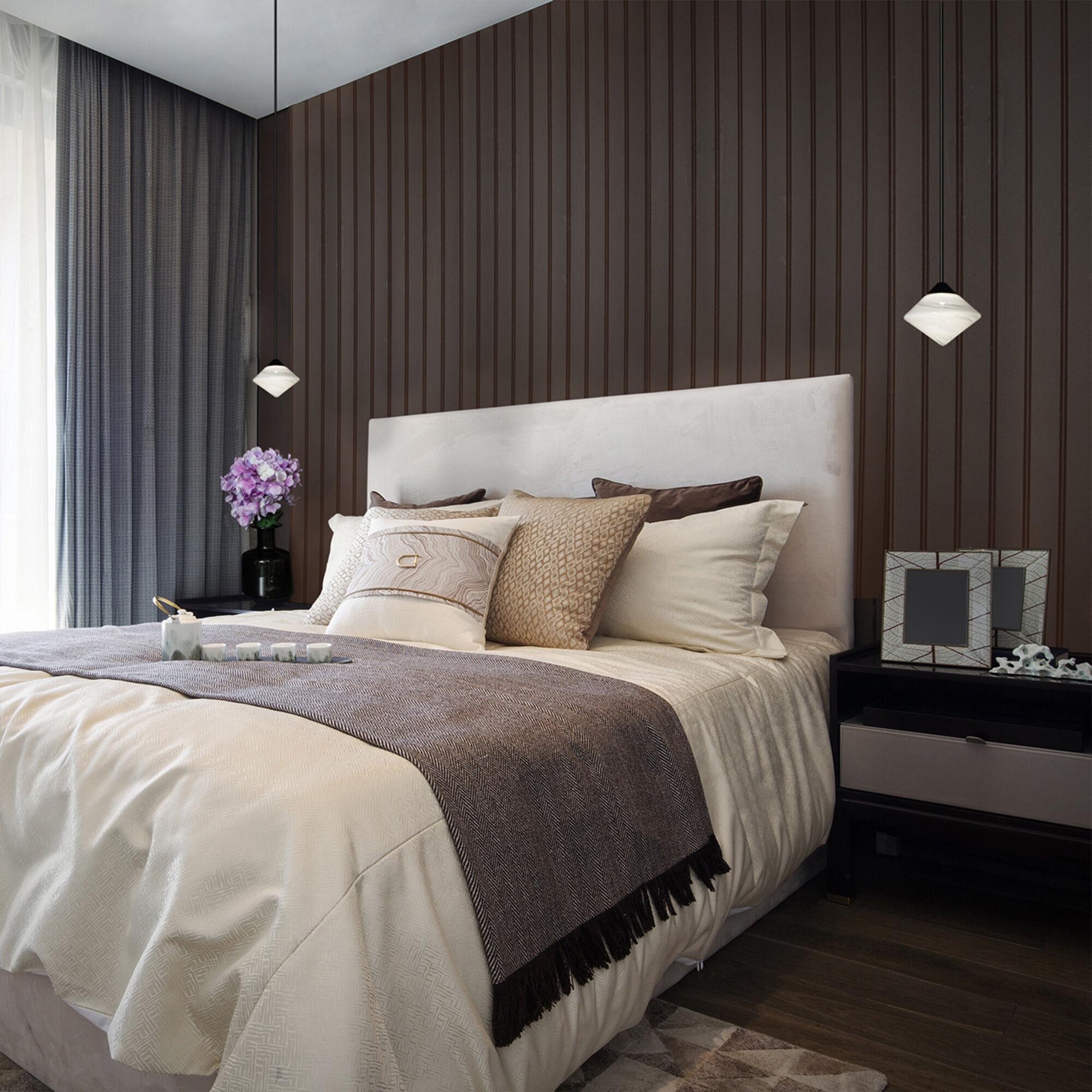 Chrysalis 1 Light 7 inch Black Mini Pendant Ceiling Light, dweLED