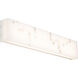 Museo LED 28 inch White Bath Vanity & Wall Light, dweLED
