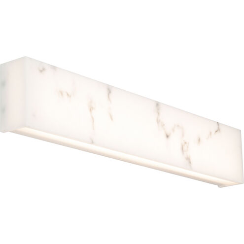 Museo LED 28 inch White Bath Vanity & Wall Light, dweLED