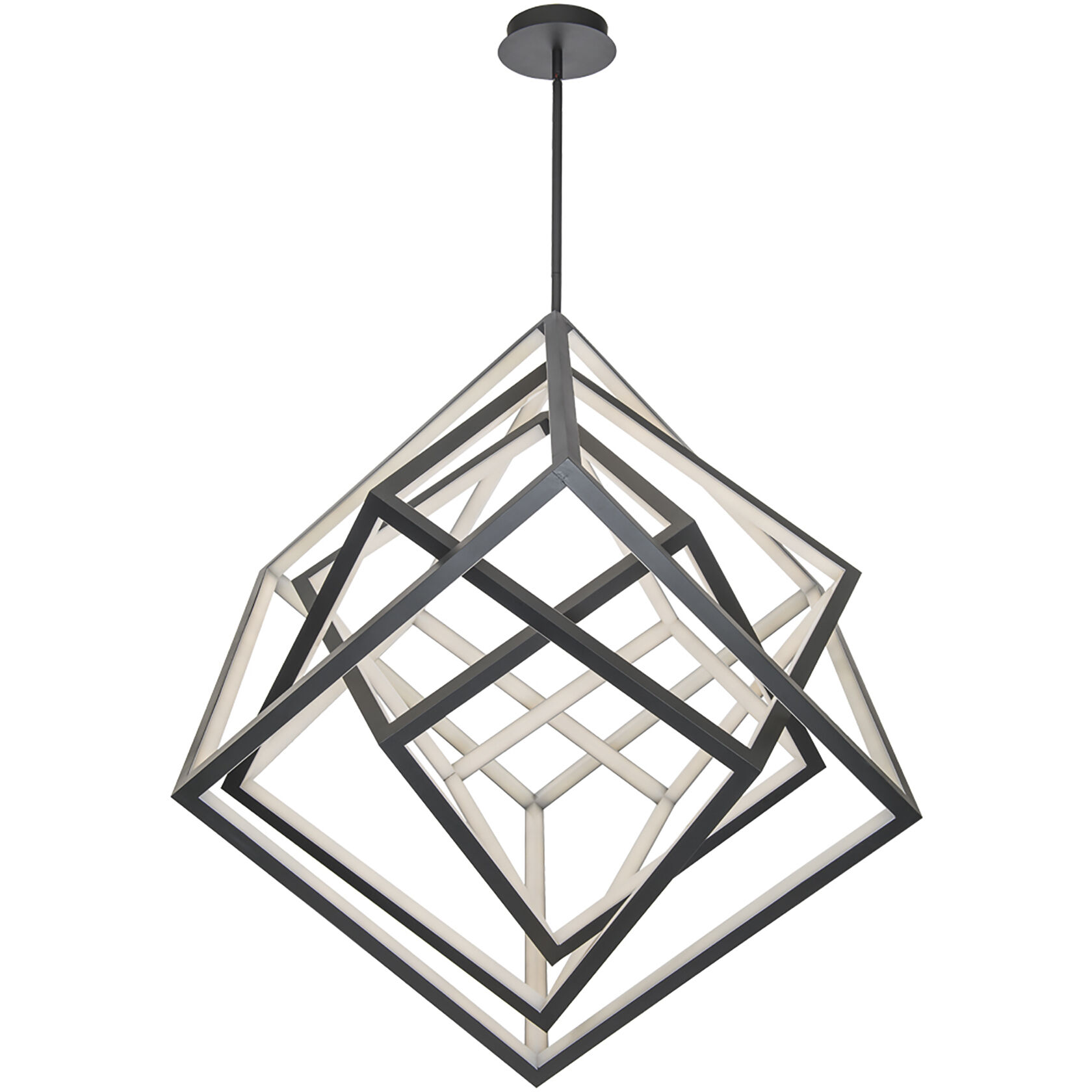 【正規販売店】 35.25 LED Atlas inch dweLED Light, Ceiling Chandelier Black その他