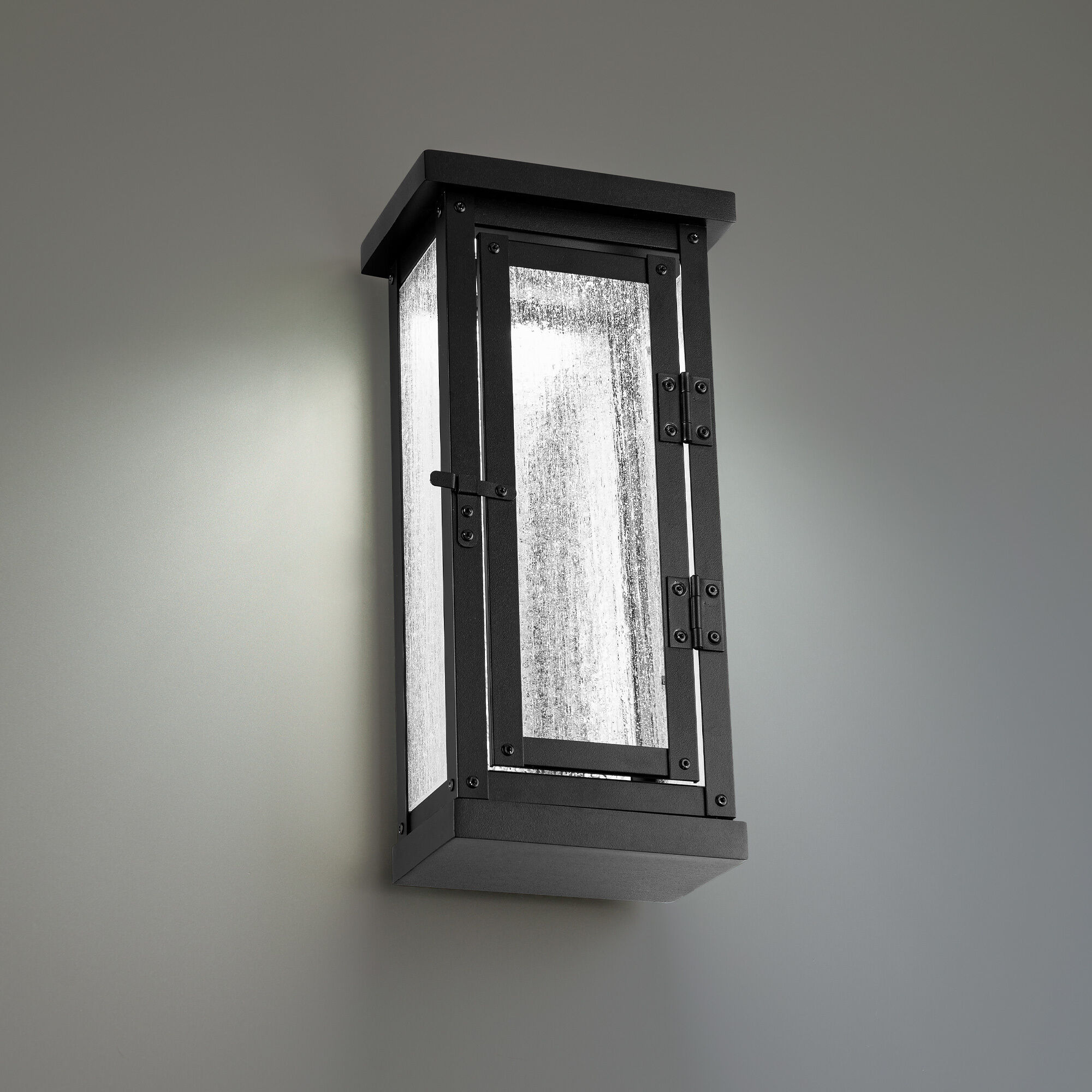 Eliot LED 14 inch Black Outdoor Wall Light, dweLED