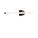 Flatte LED 34 inch Black Chrome Bath Vanity & Wall Light in Black/Chrome, dweLED