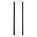Fiction LED 26 inch Black Outdoor Wall Light, dweLED