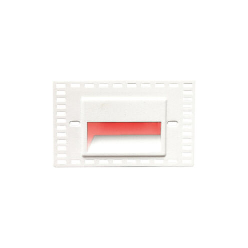 Tyler 120 3.3 watt White Step and Wall Lighting in Red, WAC Lighting