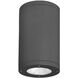 Tube Arch LED 7.88 inch Black Outdoor Flush in Spot, 90, 2700K