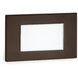 LEDme Step and Wall Lights 277 3 watt Bronze On Aluminum Step Light in White