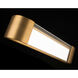 Melrose LED 22 inch Aged Brass Bath Vanity & Wall Light, dweLED