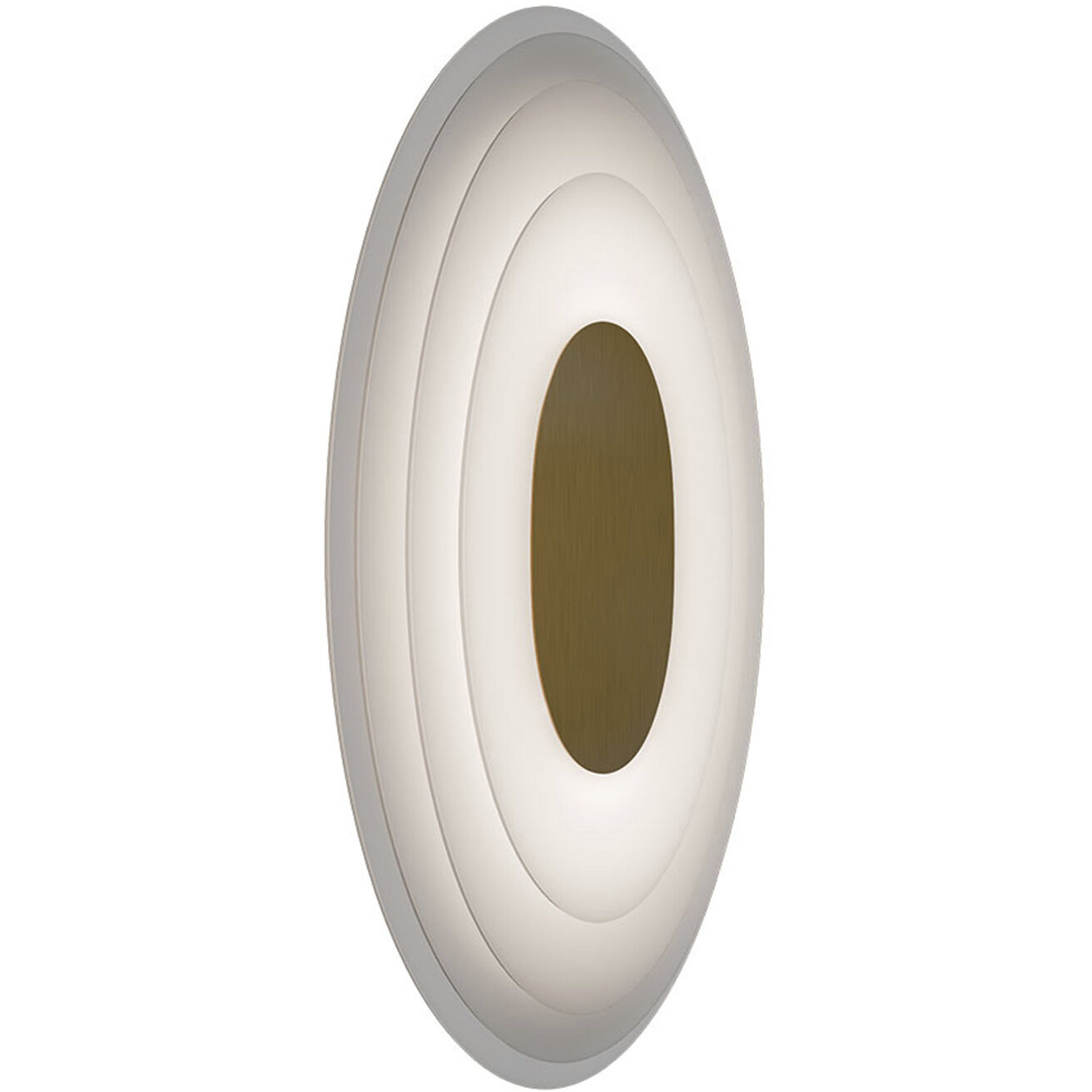 Orbix Wall Sconce Wall Light in 3000K, Aged Brass, dweLED