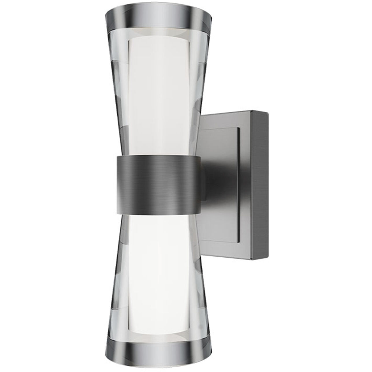Hourglass 1 Light 4.00 inch Bathroom Vanity Light