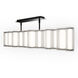 Troop LED 37.38 inch Black Linear Pendant Ceiling Light, dweLED