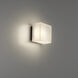 Moxee LED 3.88 inch Black ADA Wall Sconce Wall Light, dweLED