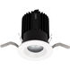 Volta LED Black Recessed Lighting in Flood, 85, 2700K, Round
