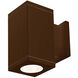 Cube Arch LED 5.5 inch Bronze Sconce Wall Light in Flood, 85, 2700K, Away From Wall