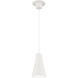 Twist-N-Lite LED 5 inch White Mini-Pendant Ceiling Light