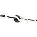 Jasmine LED 37 inch Black Bath Vanity & Wall Light, dweLED 