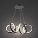 Mamba LED 26 inch Black Pendant Ceiling Light, dweLED