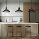 Sirius 1 Light 21 inch Aged Brass Pendant Ceiling Light, dweLED
