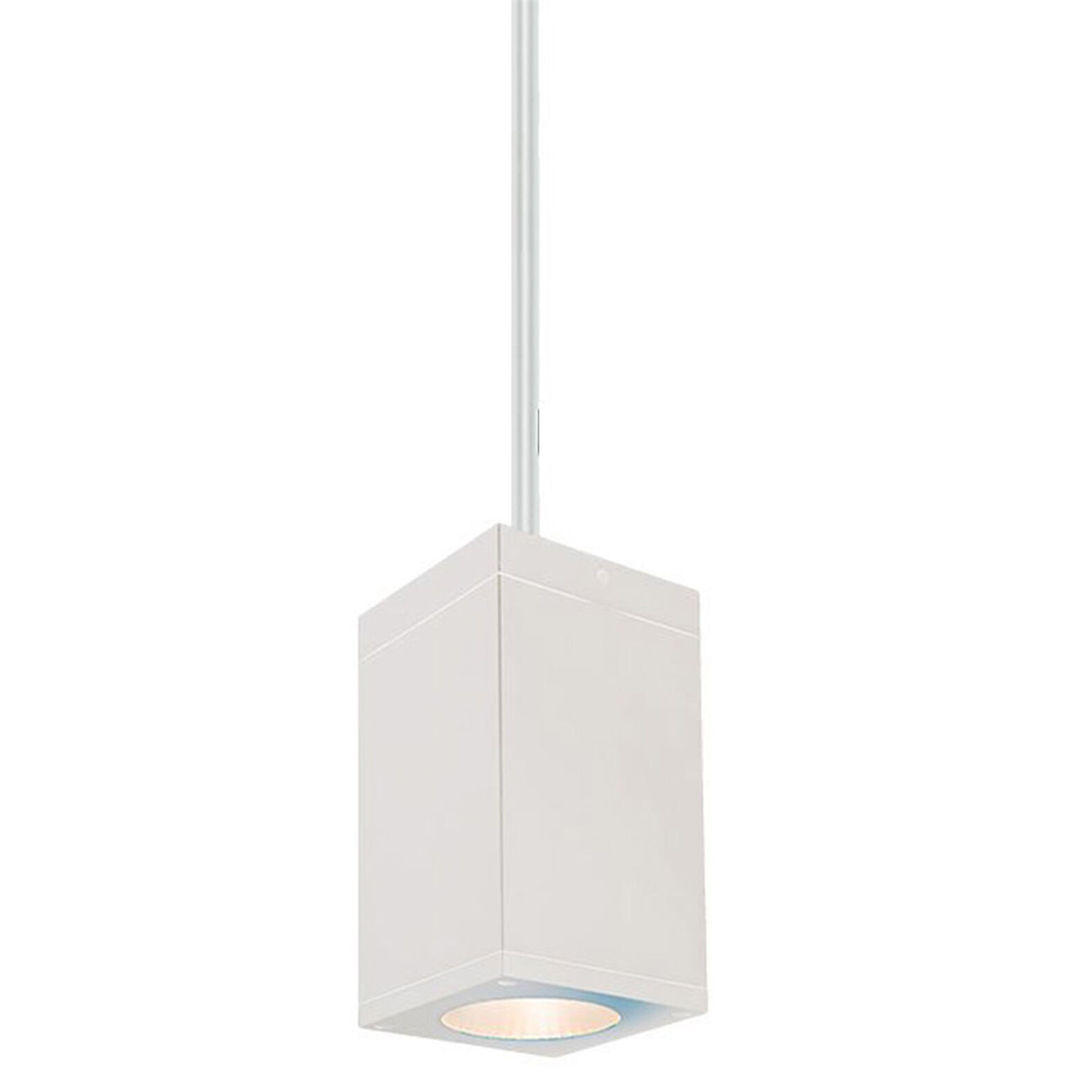 Cube Arch LED 5 inch White Outdoor Pendant in Spot, 85, 3500K