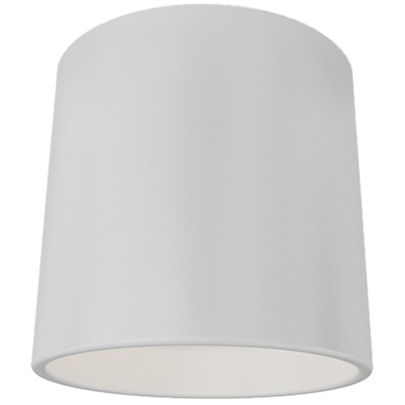 Downtown LED 3.5 inch White Outdoor Flush Mount in 3000K, dweLED