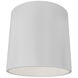 Downtown LED 3.5 inch White Outdoor Flush Mount in 3000K, dweLED