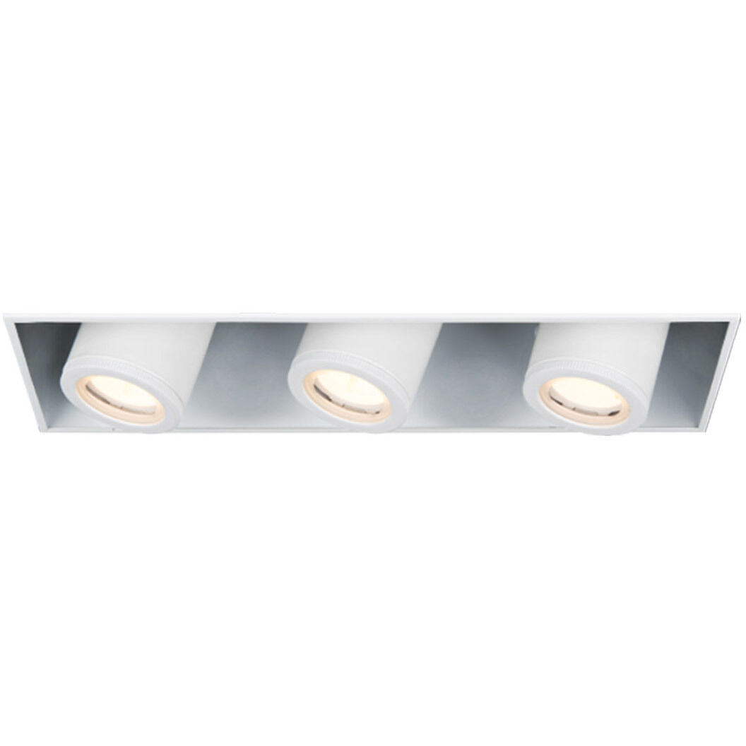 Silo Multiples LED White White Multiple Recessed Trim in 3500K, White/White