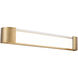 Melrose LED 32 inch Aged Brass Bath Vanity & Wall Light, dweLED