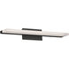 Level LED 19 inch Black Bath Vanity & Wall Light, dweLED