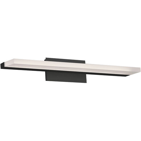 Level LED 19 inch Black Bath Vanity & Wall Light, dweLED