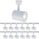 Charge 1 Light 120 White H Track Fixture Ceiling Light, H Track Fixture